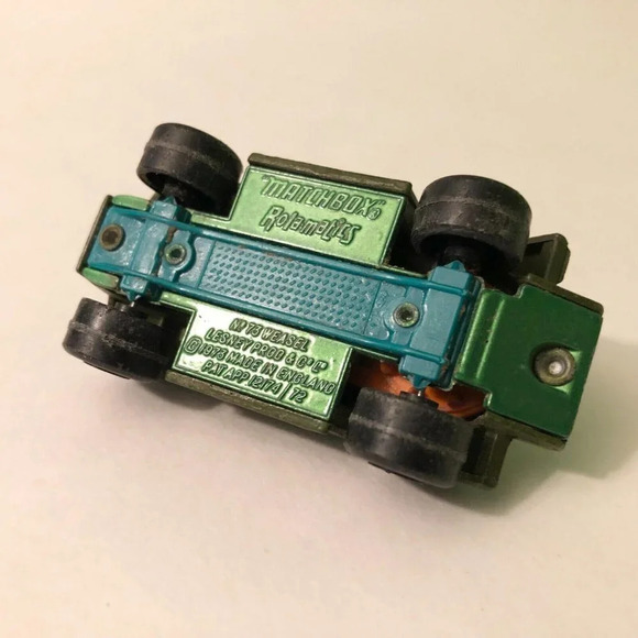 Vintage 1973 Matchbox Rolamatics Lesney Military Green  No 73 Weasel - Picture 7 of 10